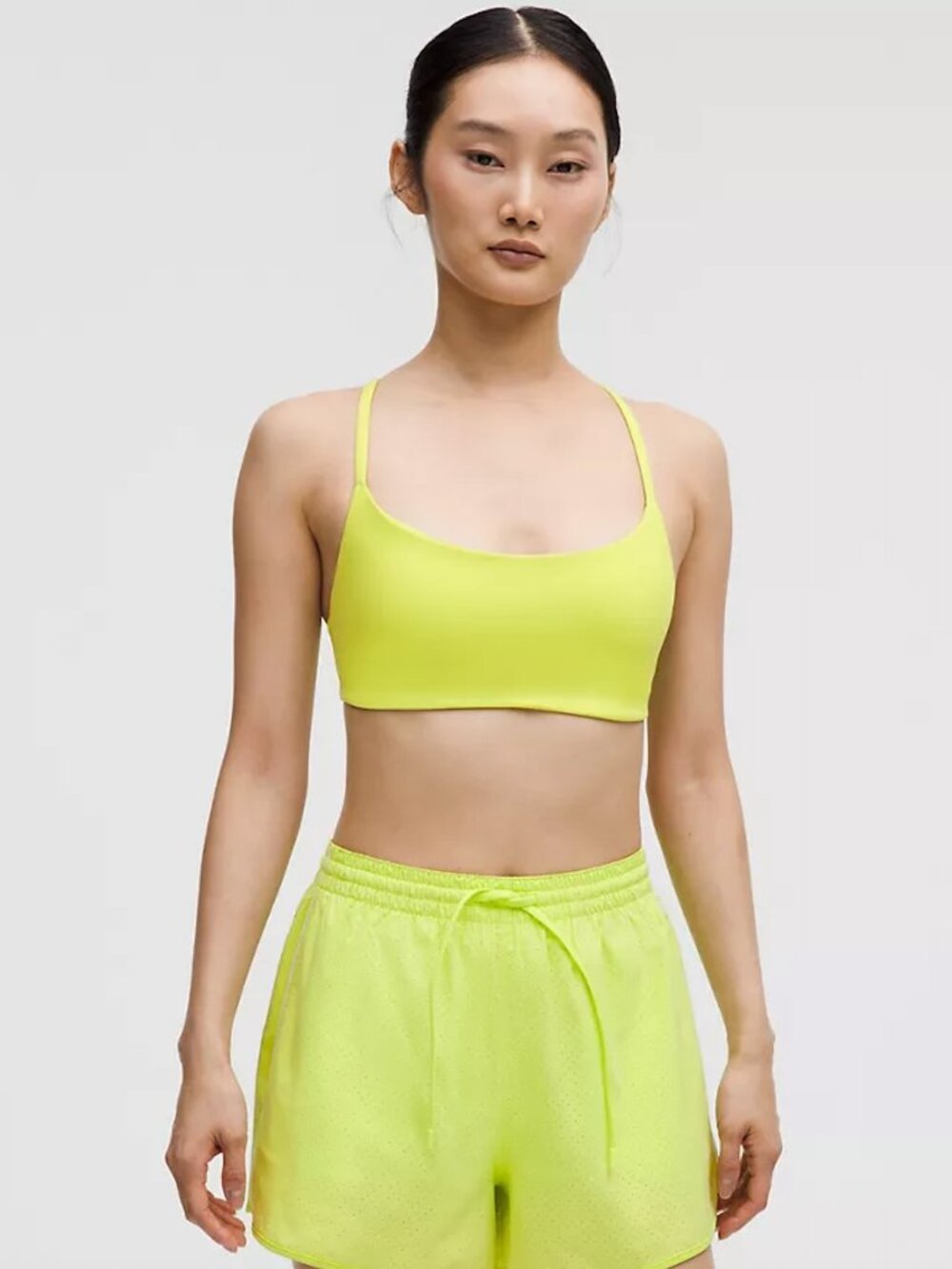 Wunder Train Strappy Racer Bra Light Support, A/B Cup